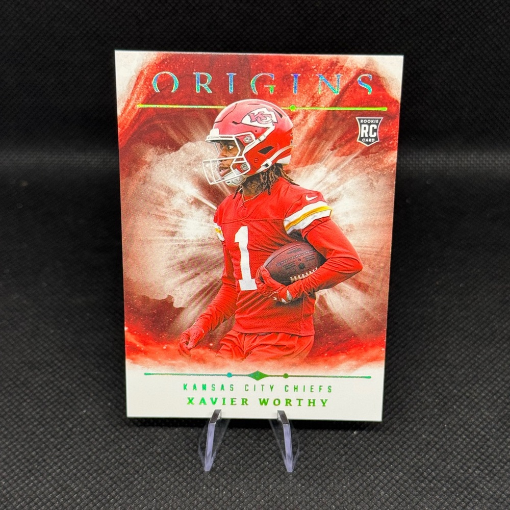 Xavier Worthy 2024 Panini Origins Rookie Card SSP Mint